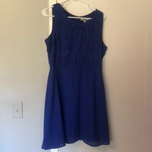 Blue Cocktail Dress